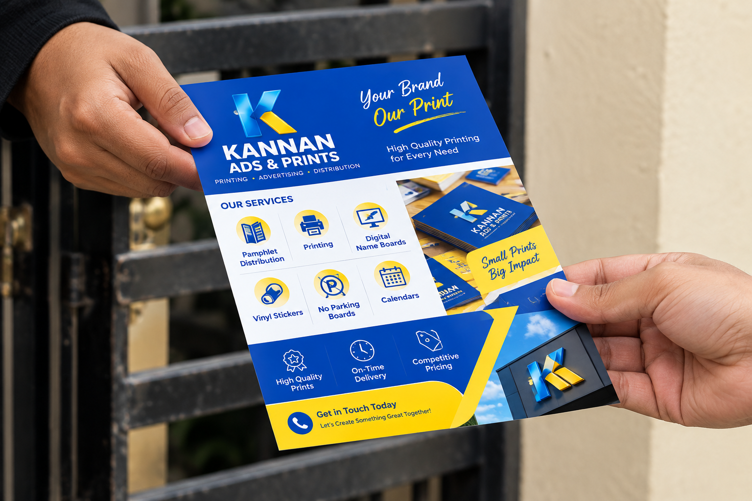 Pamphlet printing and distribution services in Chennai